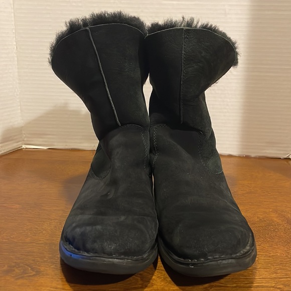 UGG Australia JANNIKA Black boots womens size 8 - Picture 4 of 13
